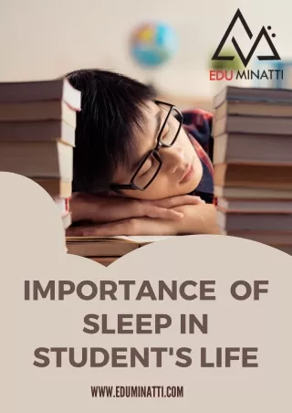 importance of sleep in student s life