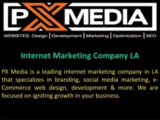Internet Marketing Company LA