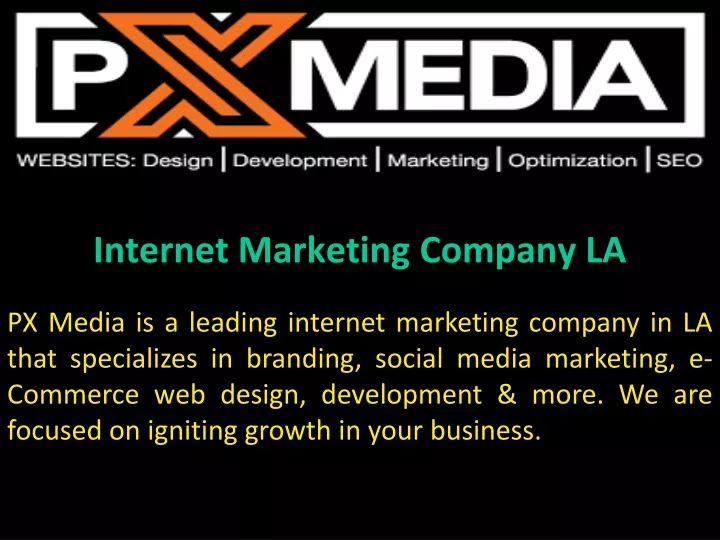 internet marketing company la