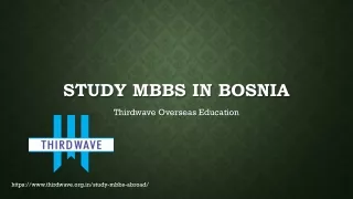 study mbbs in bosnia