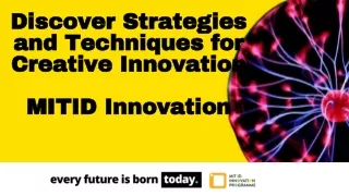 discover strategies and techniques for creative