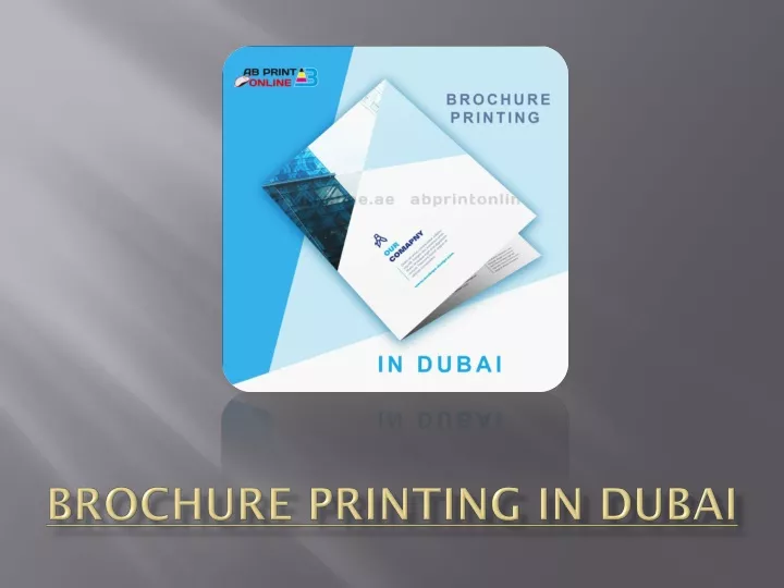 brochure printing in dubai
