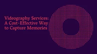 videography services a cost effective