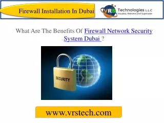 firewall installation in dubai