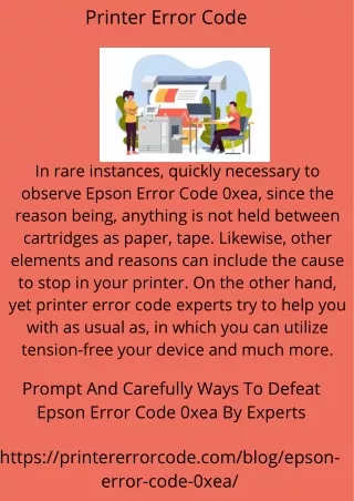 printer error code
