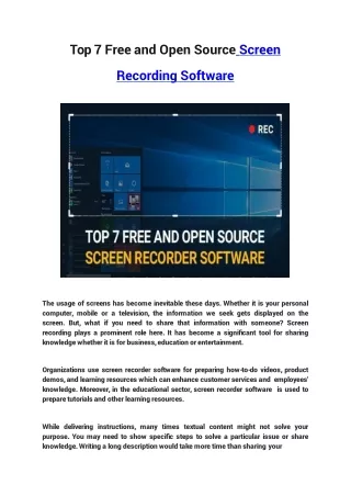 Top 7 Free and Open Source Screen Recording Software-converted