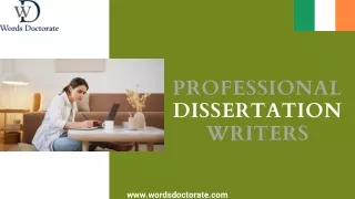 Professional Dissertation Writers For You - Words Doctorate