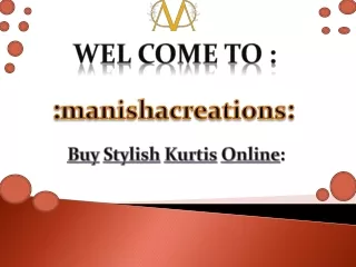 Buy Stylish Kurtis Online