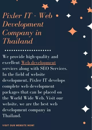 Pixler IT - Web Development Company in Thailand