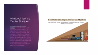 Whirlpool Service Center Siddipet