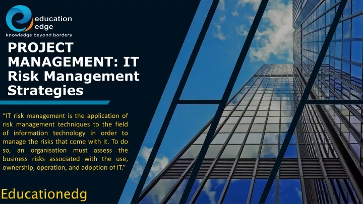 project management it risk management strategies