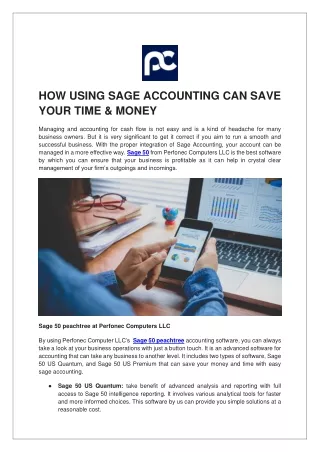 how using sage accounting can save your time money
