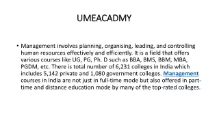 umeacadmy