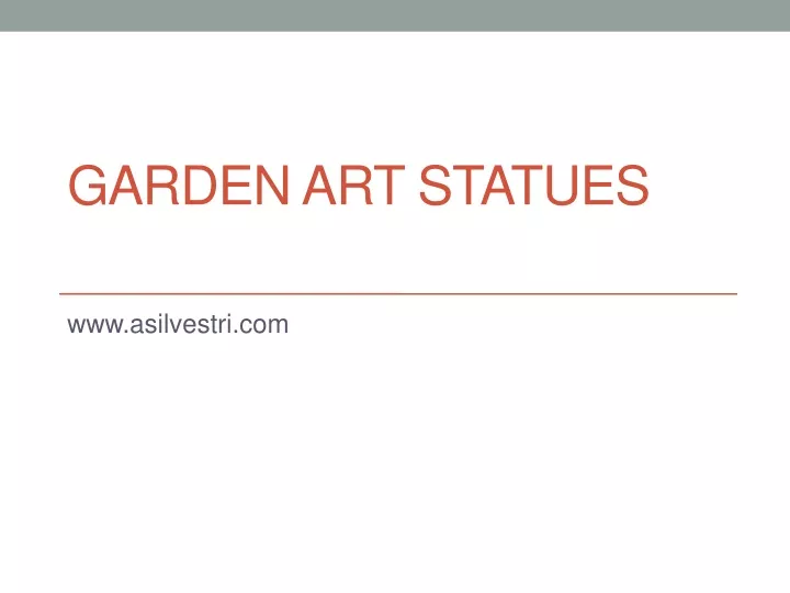 garden art statues