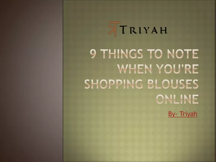 9 things to note when you re shopping blouses online