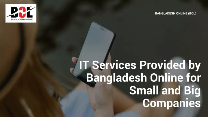 it services provided by bangladesh online