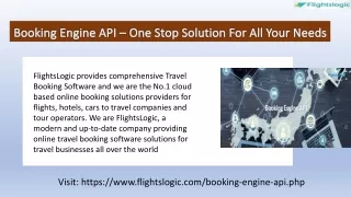 flightslogic provides comprehensive travel