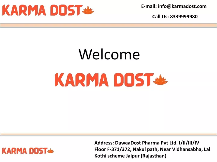 e mail info@karmadost com