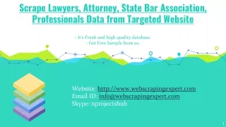 scrape lawyers attorney state bar association professionals data from targeted website