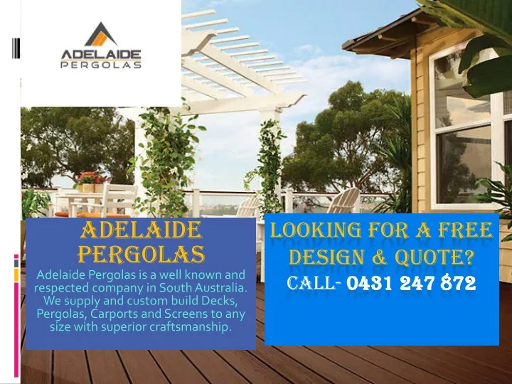 adelaide pergolas adelaide pergolas is a well