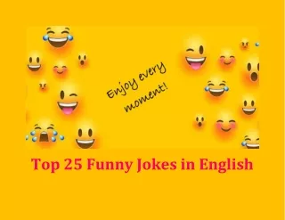 Top 25 Funny Jokes in English