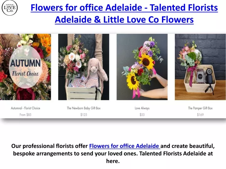 flowers for office adelaide talented florists