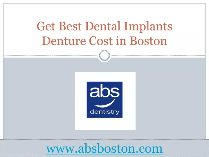 get best dental implants denture cost in boston