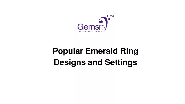 popular emerald ring designs and settings