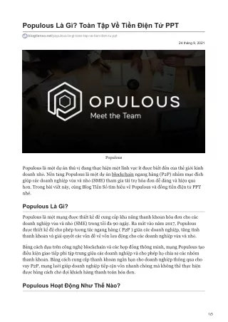 populous l g to n t p v ti n i n t ppt