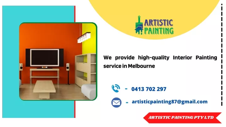 we provide high quality interior painting service