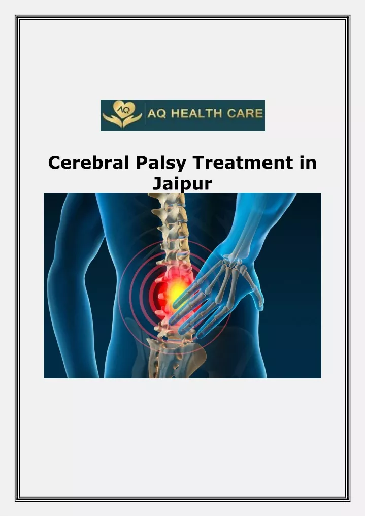 cerebral palsy treatment in jaipur