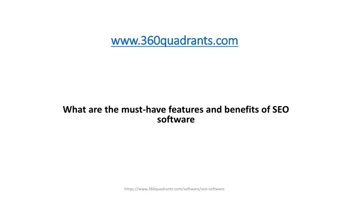 www 360quadrants com