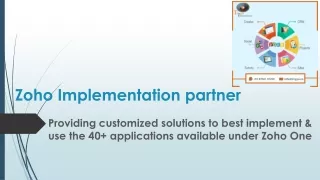 Trigya Innovations- Zoho Consultatiation and Implementation partner