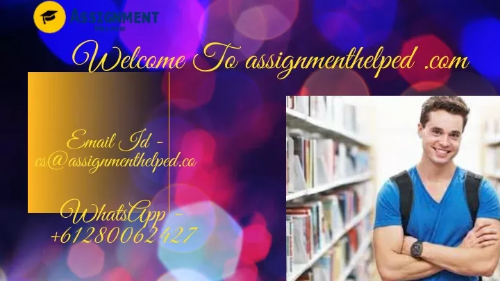 welcome to assignmenthelped com