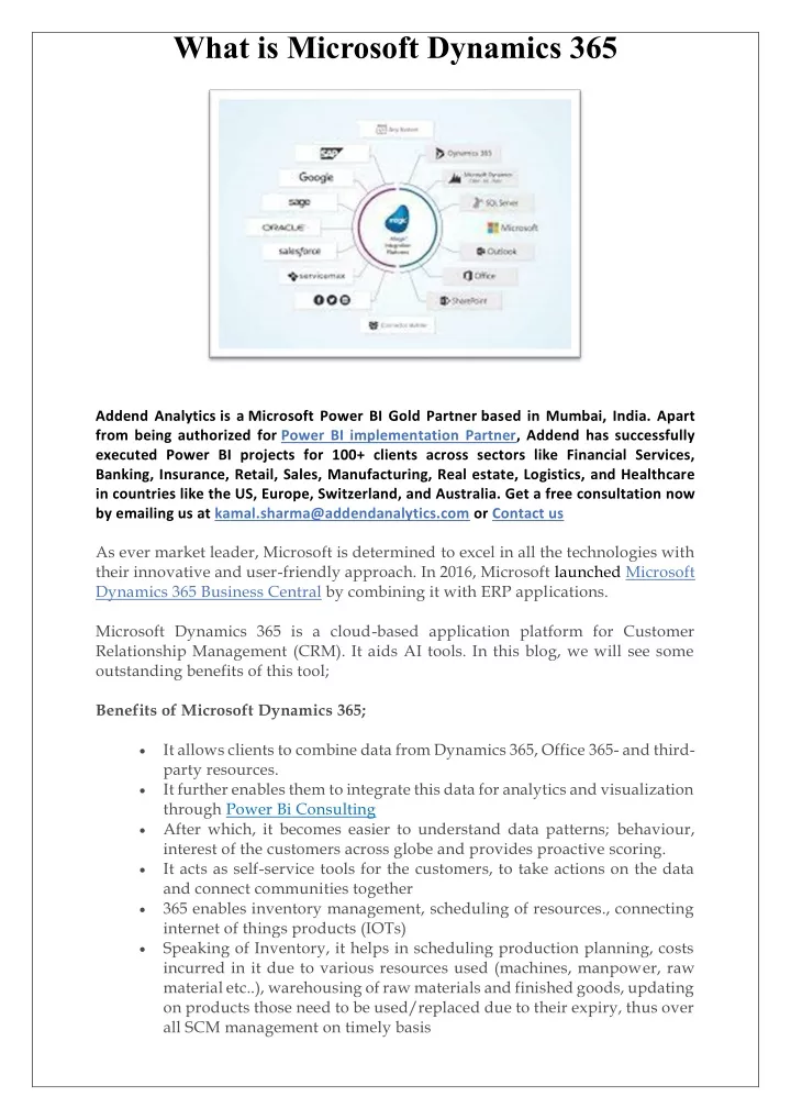 what is microsoft dynamics 365