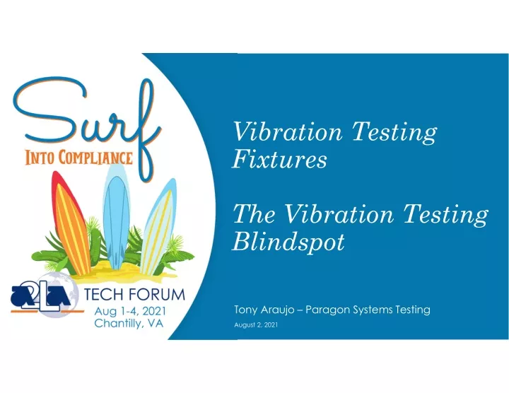 vibration testing fixtures