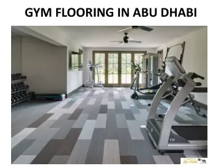 gym flooring in abu dhabi