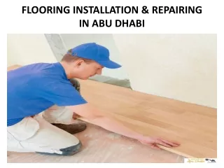 flooring installation repairing in abu dhabi