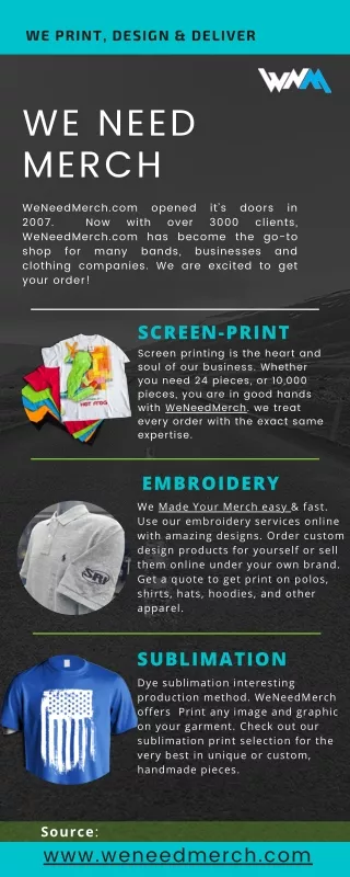 Made Your Merch Easily, Eye Catchy and Fast  Visit Us Now