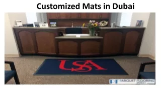 customized mats in dubai