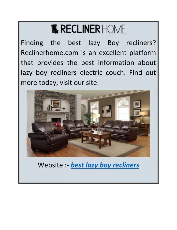 finding the best lazy boy recliners reclinerhome