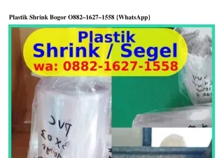 Plastik Shrink Bogor 088ᒿ.16ᒿ7.1558(whatsApp)