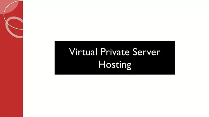 virtual private server hosting