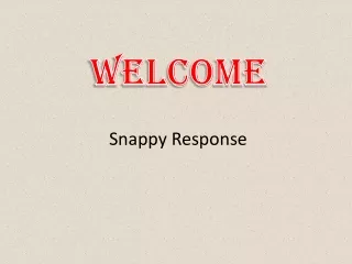 welcome