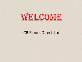 welcome
