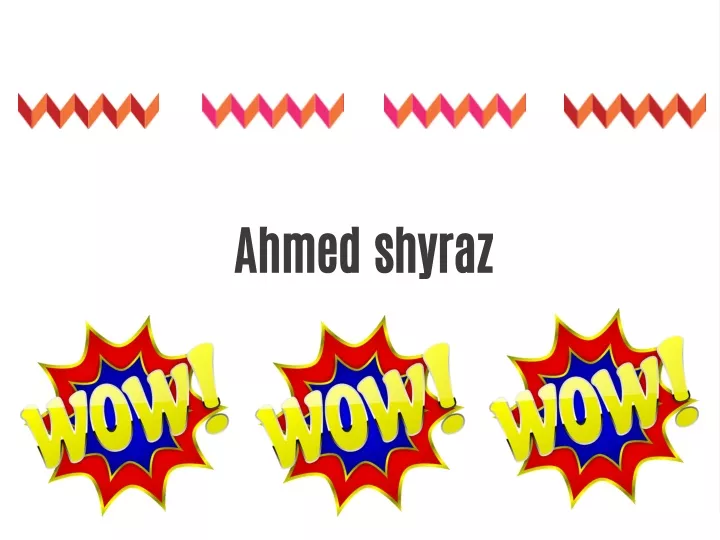 ahmed shyraz
