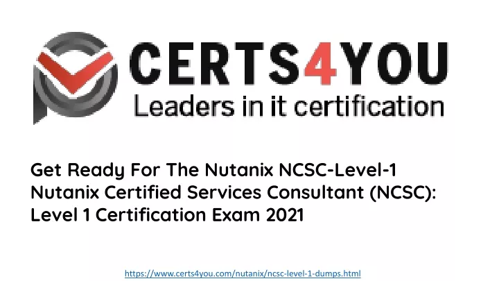 get ready for the nutanix ncsc level 1 nutanix