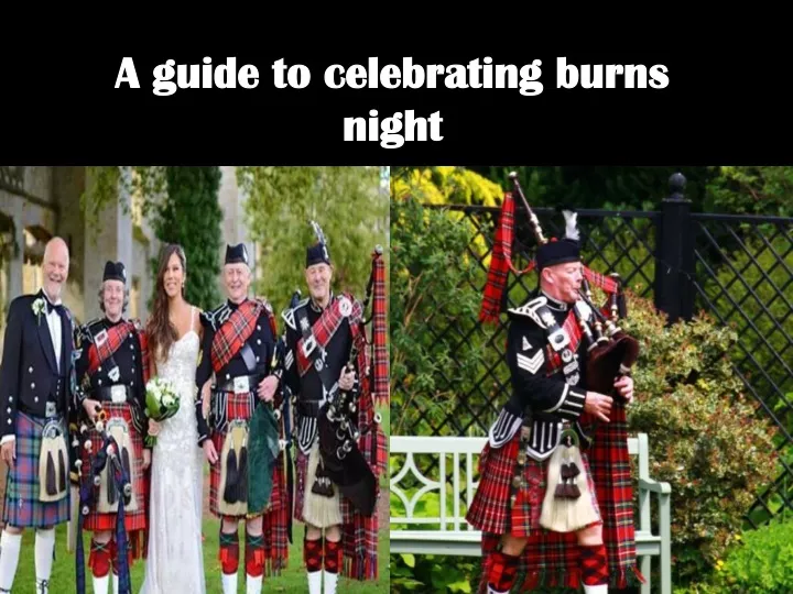a guide to celebrating burns night