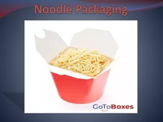 noodle packaging