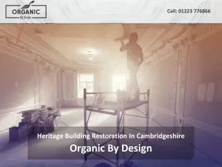 Heritage Building Restoration In Cambridgeshire
